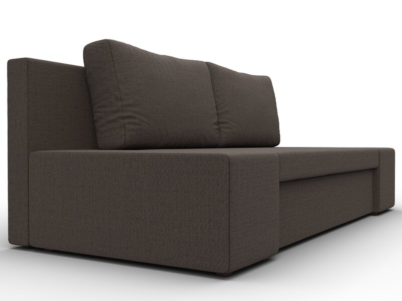 Диван прямой Сан Марко, Рогожка, Амур 05 коричневый