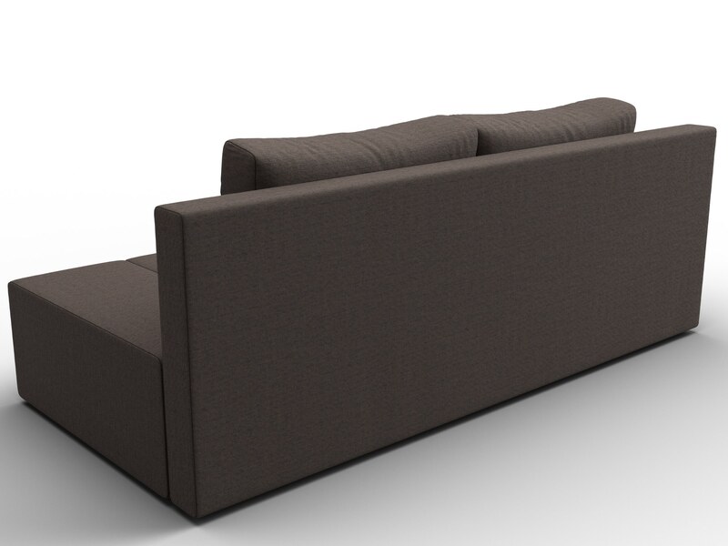 Диван прямой Сан Марко, Рогожка, Амур 05 коричневый