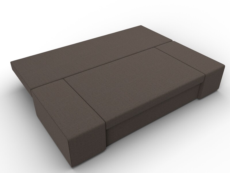 Диван прямой Сан Марко, Рогожка, Амур 05 коричневый