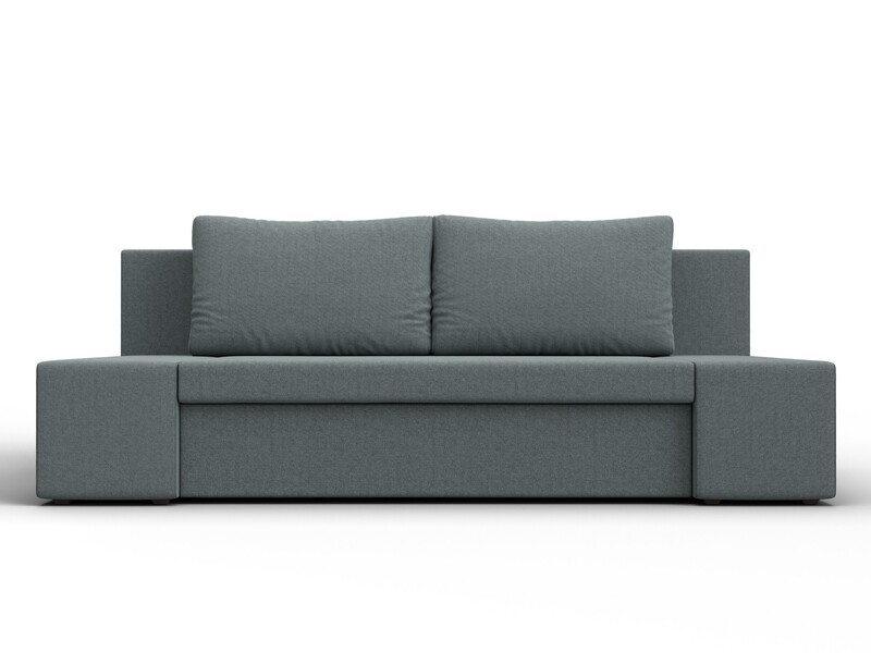 Диван прямой Сан Марко, Рогожка, Амур 07 серый