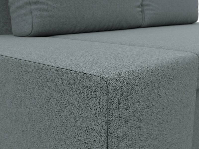 Диван прямой Сан Марко, Рогожка, Амур 07 серый