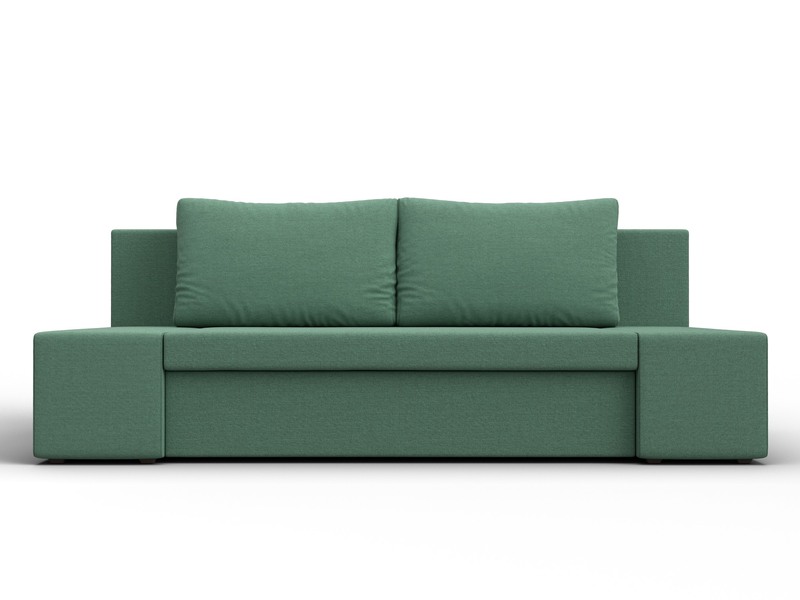 Диван прямой Сан Марко, Рогожка, Амур 11 зеленый