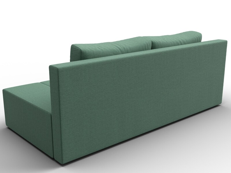 Диван прямой Сан Марко, Рогожка, Амур 11 зеленый