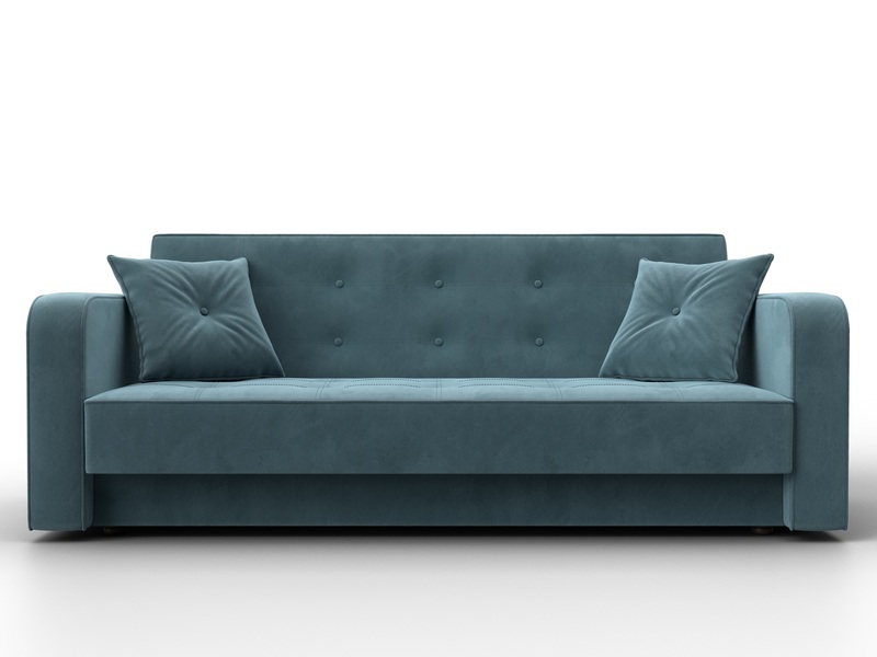 Диван-книжка Тур, Велюр, SEVEN 113 бирюзовый