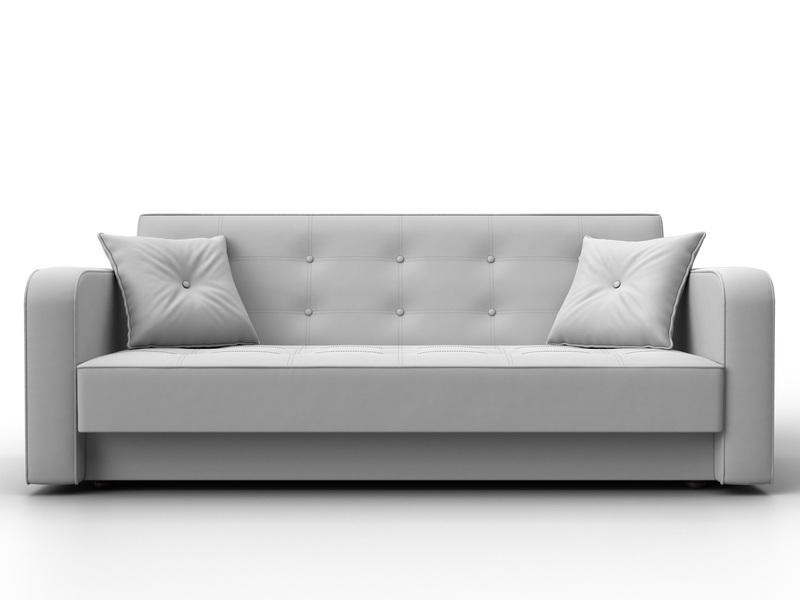 Диван-книжка Тур, Экокожа, Белый