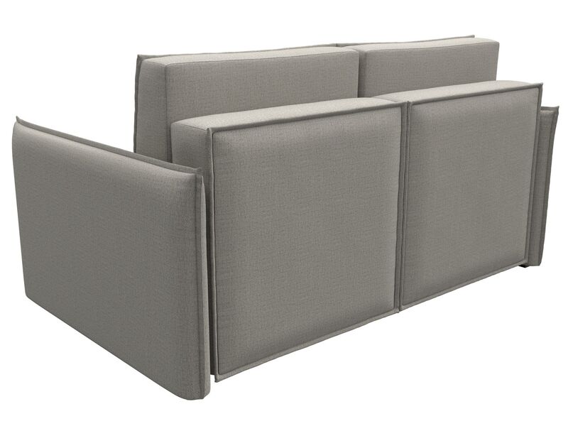 Диван прямой Либерти мини, Рогожка, Амур 02 бежевый