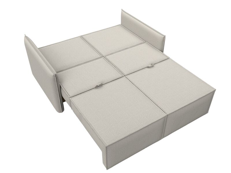 Диван прямой Либерти мини, Рогожка, Амур 02 бежевый