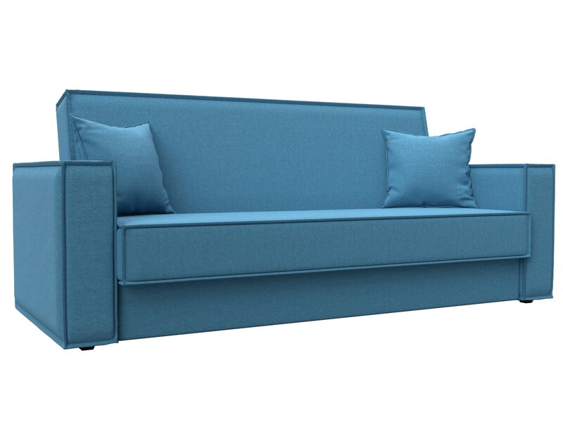 Диван-книжка Куба, Рогожка, Амур 10 голубой