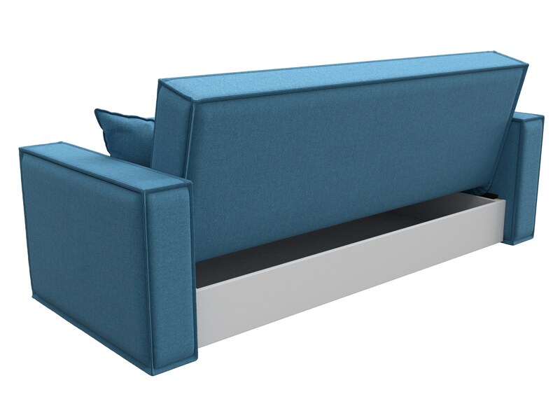 Диван-книжка Куба, Рогожка, Амур 10 голубой