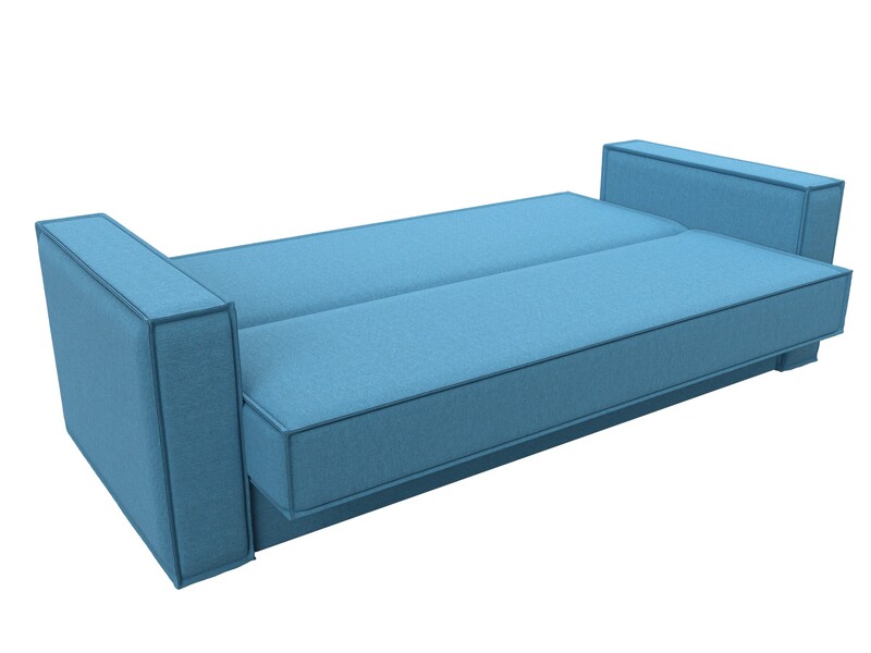 Диван-книжка Куба, Рогожка, Амур 10 голубой