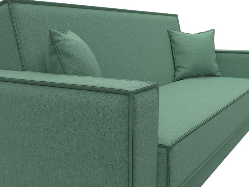 Диван-книжка Куба, Рогожка, Амур 11 зеленый