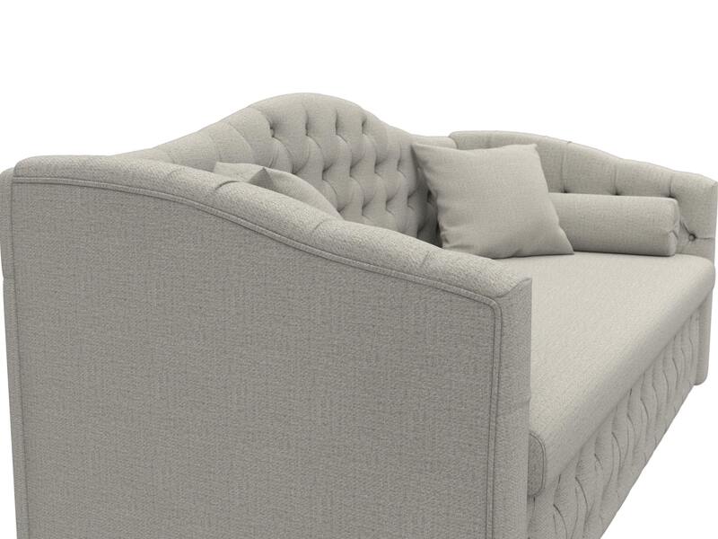 Диван детский прямой Мечта, Рогожка, Амур 02 бежевый