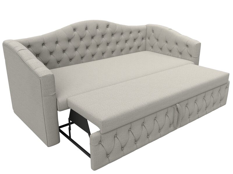 Диван детский прямой Мечта, Рогожка, Амур 02 бежевый