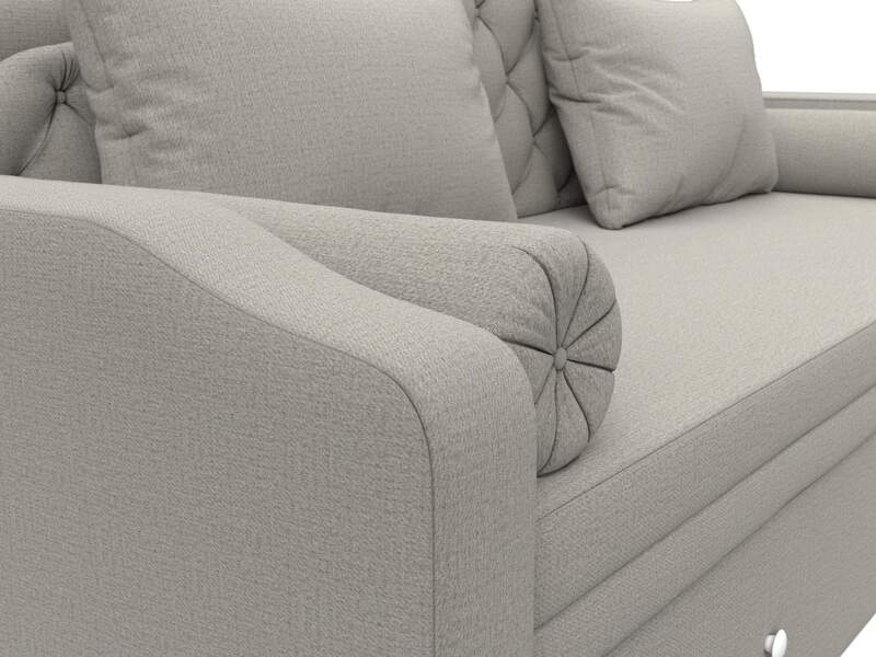 Диван детский прямой Сойер, Рогожка, Амур 02 бежевый