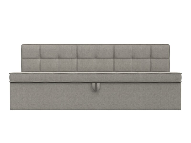 Диван кухонный прямой Техас, Рогожка, Амур 02 бежевый