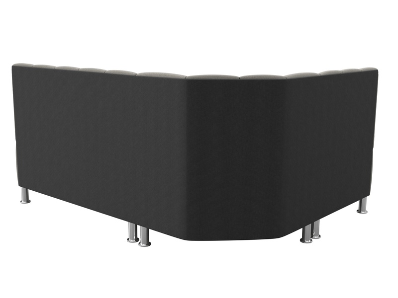 Диван кухонный угловой Кантри левый угол, Рогожка, Амур 02 бежевый