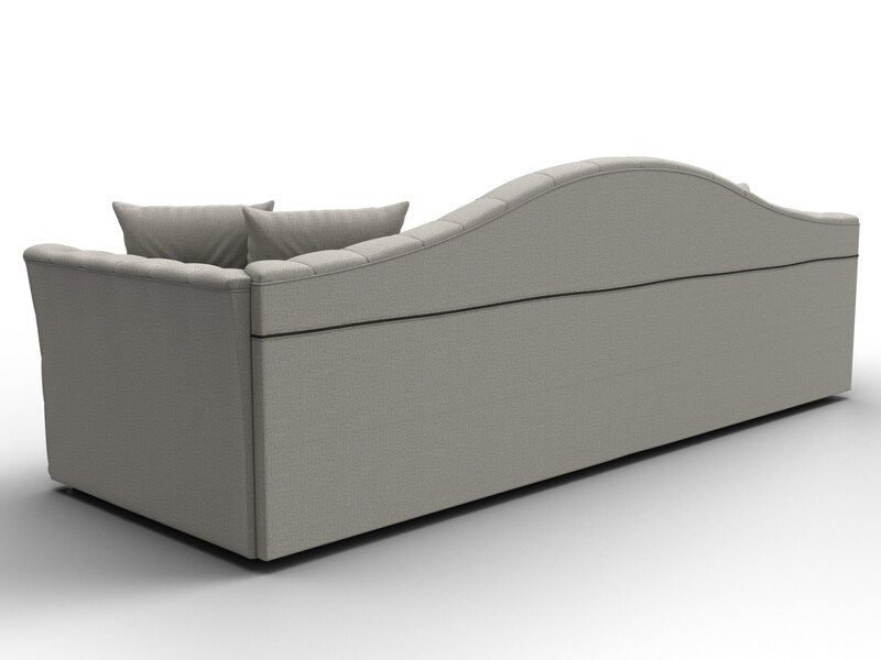 Диван прямой Артис, Рогожка, Амур 02 бежевый