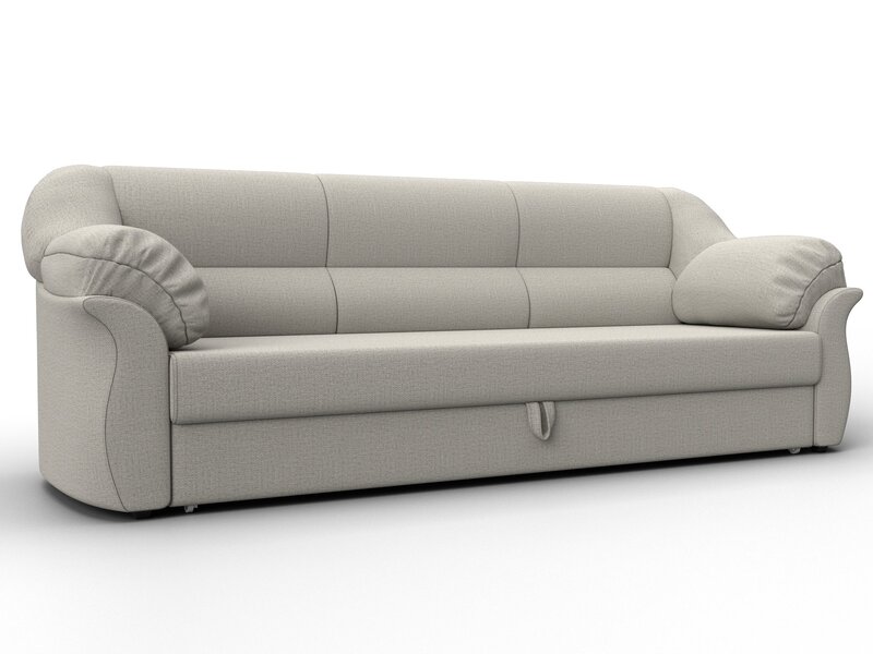 Диван прямой Карнелла, Рогожка, Амур 02 бежевый