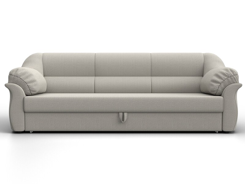 Диван прямой Карнелла, Рогожка, Амур 02 бежевый