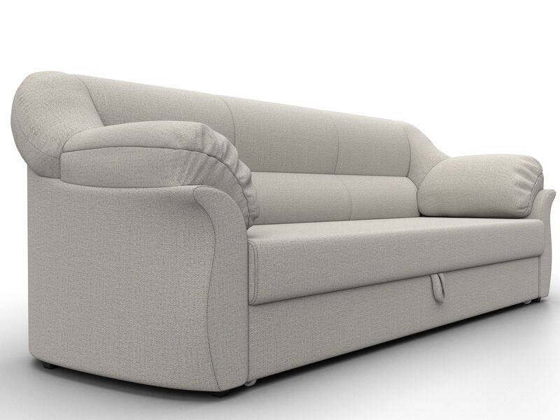 Диван прямой Карнелла, Рогожка, Амур 02 бежевый