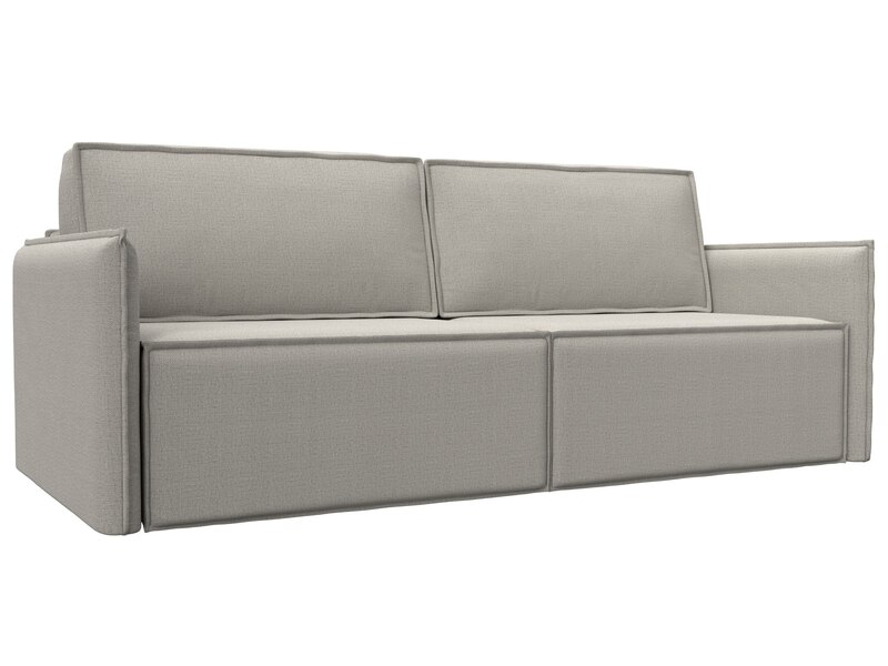 Диван прямой Либерти, Рогожка, Амур 02 бежевый