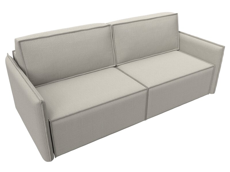 Диван прямой Либерти, Рогожка, Амур 02 бежевый