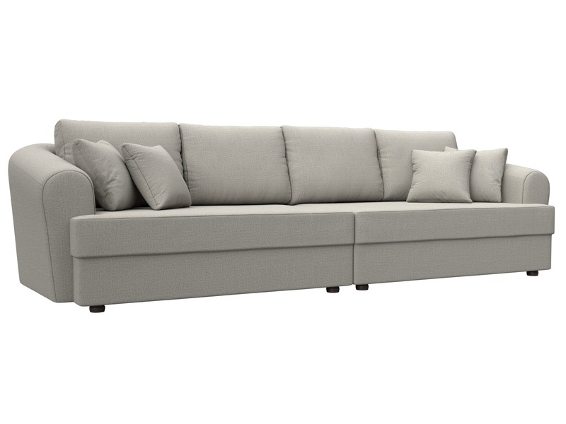 Диван прямой Милтон, Рогожка, Амур 02 бежевый