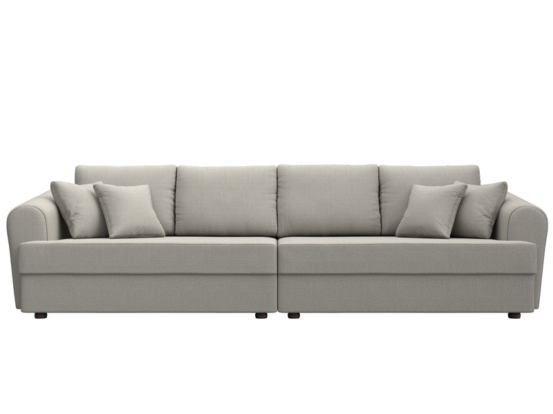 Диван прямой Милтон, Рогожка, Амур 02 бежевый