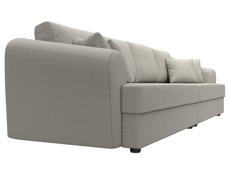 Диван прямой Милтон, Рогожка, Амур 02 бежевый