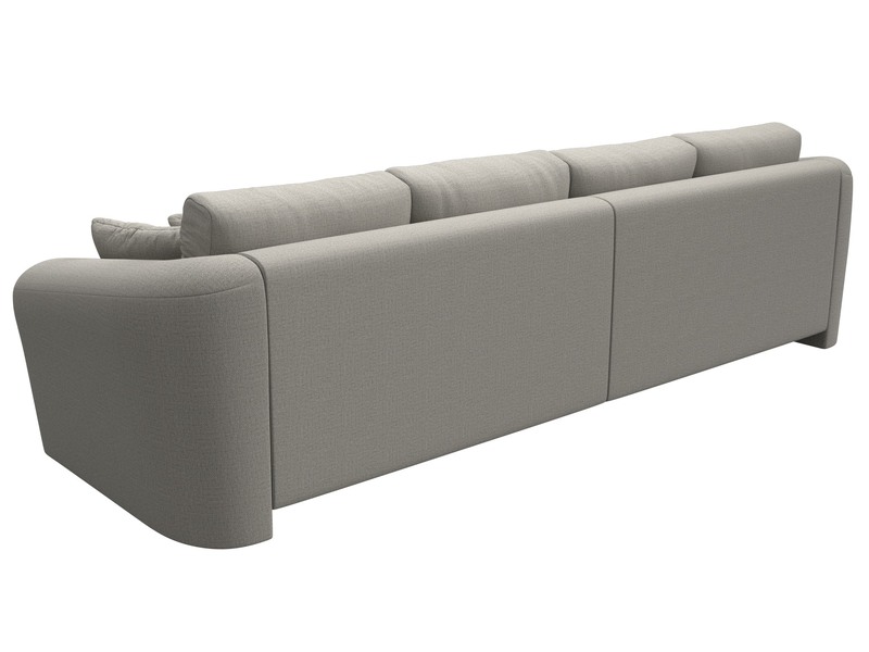 Диван прямой Милтон, Рогожка, Амур 02 бежевый