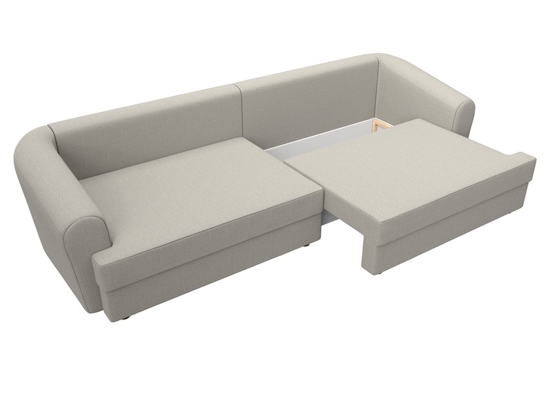 Диван прямой Милтон, Рогожка, Амур 02 бежевый