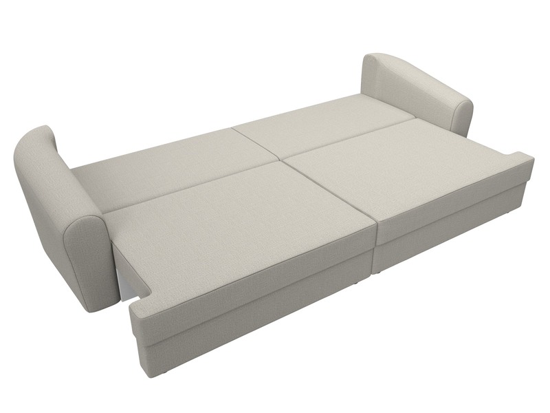 Диван прямой Милтон, Рогожка, Амур 02 бежевый