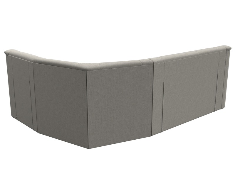 Диван угловой Карелия правый угол, Рогожка, Амур 02 бежевый