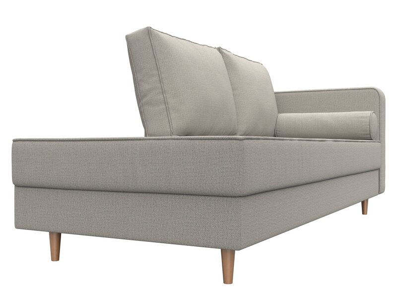 Кушетка Прайм правая, Рогожка, Амур 02 бежевый