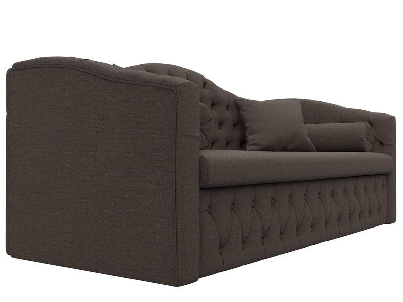 Диван детский прямой Мечта, Рогожка, Амур 05 коричневый