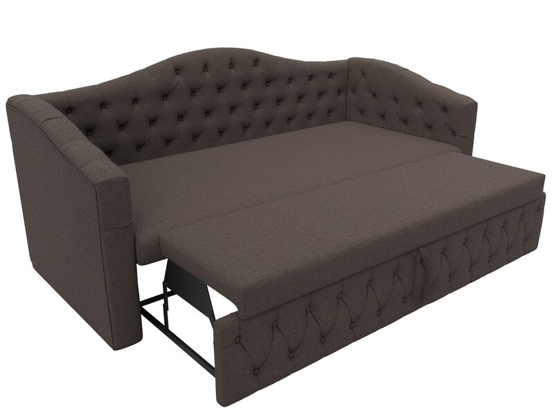 Диван детский прямой Мечта, Рогожка, Амур 05 коричневый