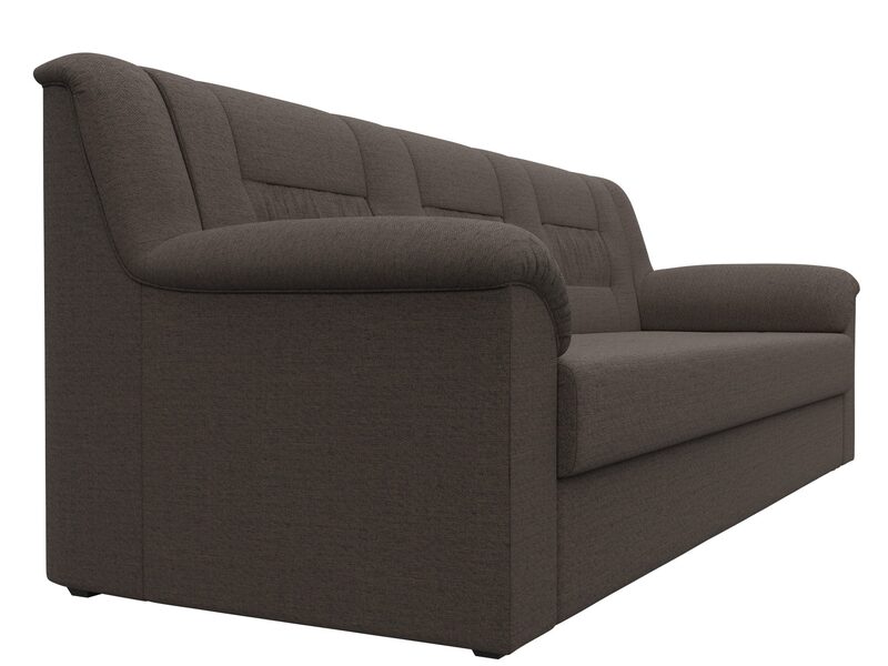 Диван прямой Карелия, Рогожка, Амур 05 коричневый