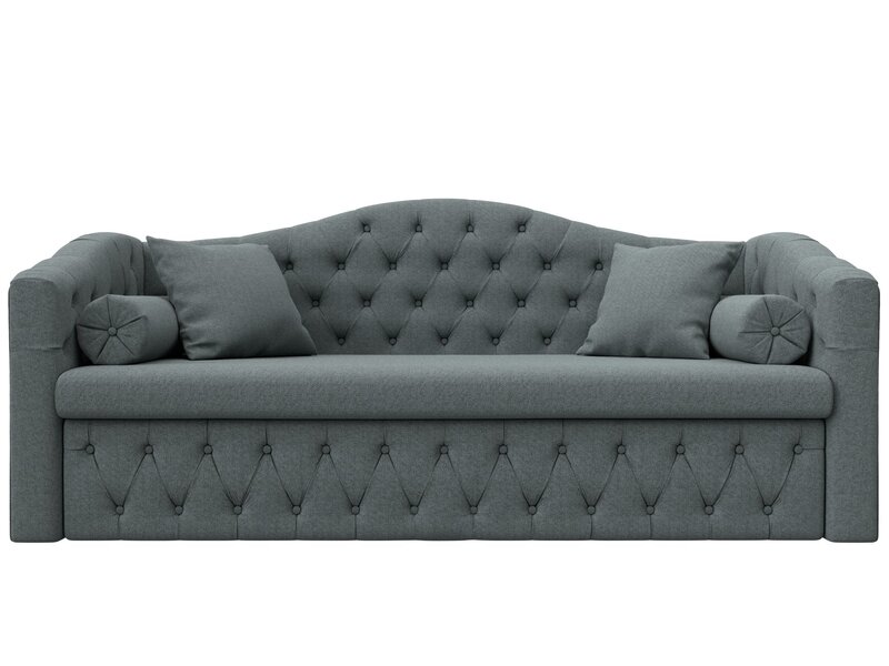 Диван детский прямой Мечта, Рогожка, Амур 07 серый