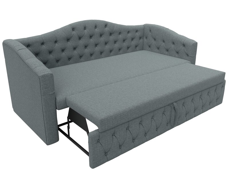 Диван детский прямой Мечта, Рогожка, Амур 07 серый