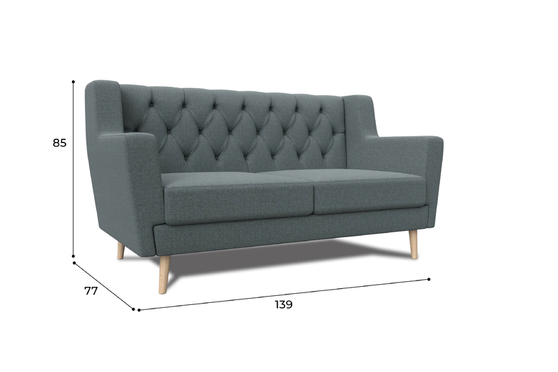Диван кухонный прямой Брайтон 2 Люкс, Рогожка, Амур 07 серый