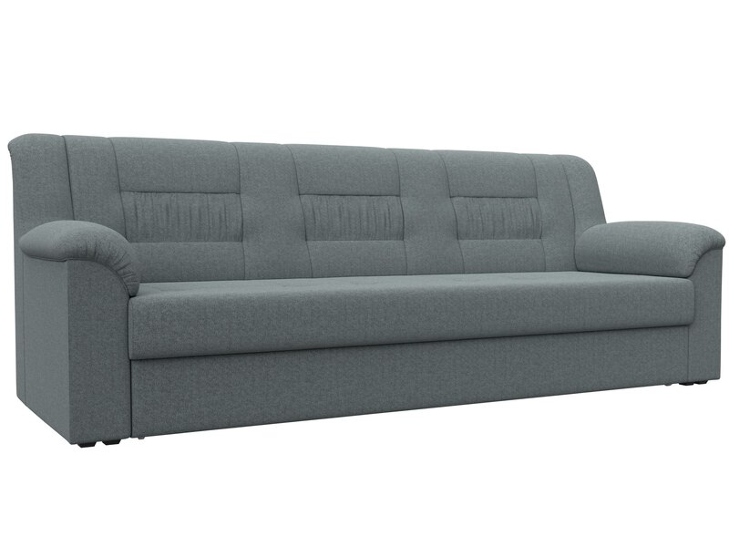 Диван прямой Карелия, Рогожка, Амур 07 серый