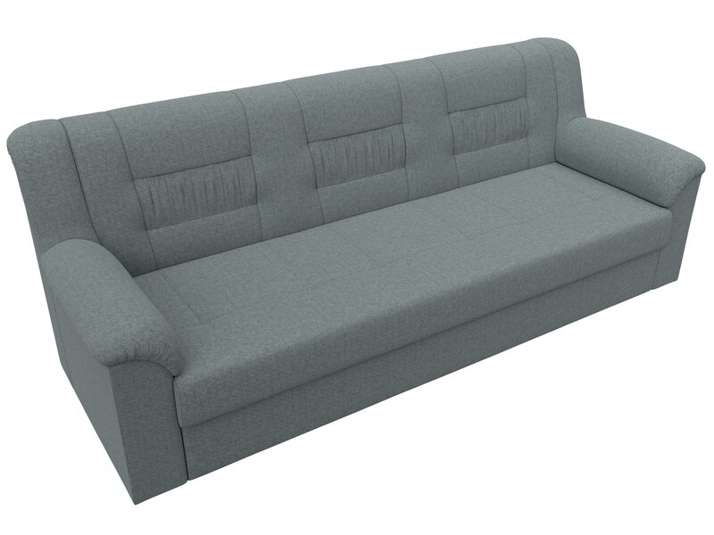 Диван прямой Карелия, Рогожка, Амур 07 серый