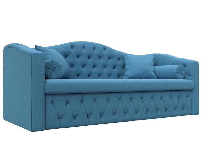 Диван детский прямой Мечта, Рогожка, Амур 10 голубой