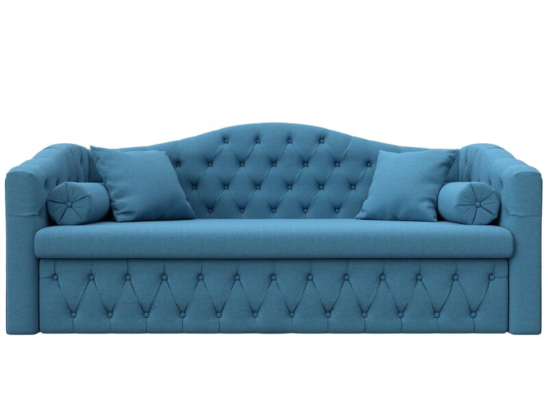 Диван детский прямой Мечта, Рогожка, Амур 10 голубой