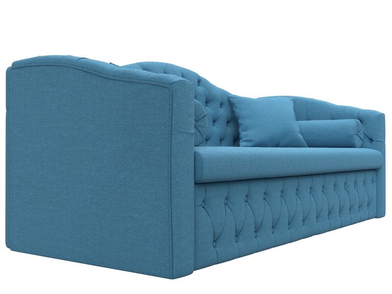 Диван детский прямой Мечта, Рогожка, Амур 10 голубой