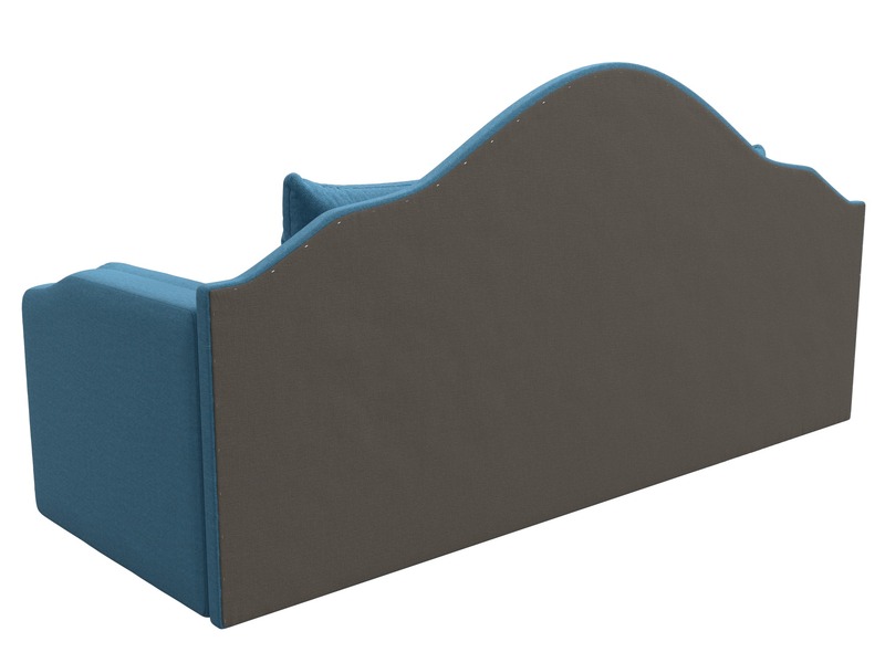 Диван детский прямой Сойер, Рогожка, Амур 10 голубой