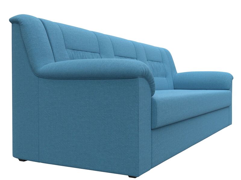 Диван прямой Карелия, Рогожка, Амур 10 голубой