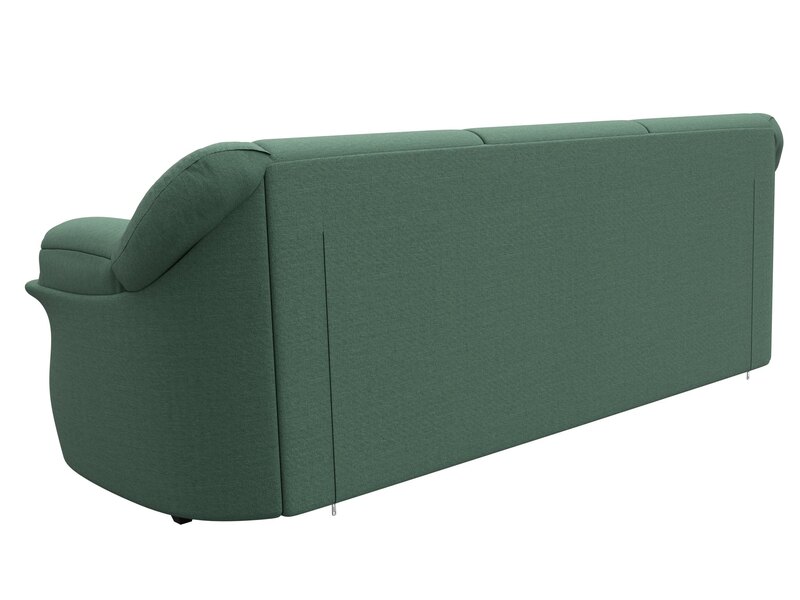 Диван прямой Карнелла, Рогожка, Амур 11 зеленый