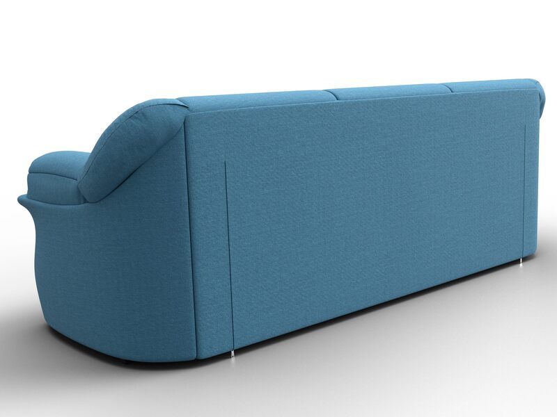 Диван прямой Карнелла, Рогожка, Амур 10 голубой