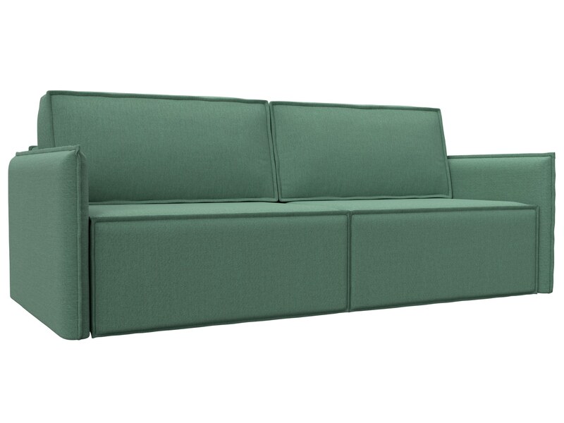 Диван прямой Либерти, Рогожка, Амур 11 зеленый